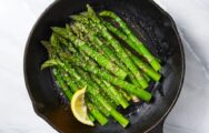 steamed asparagus
