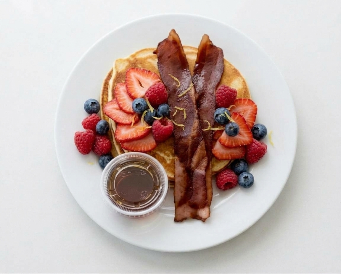 Berry Burst Protein Pancakes